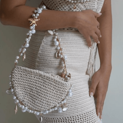 Pearl & Shell Vacation Handbag - laseze