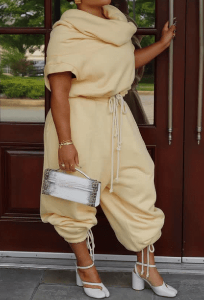 Pop Hoodie Vest Sweater Set - laseze