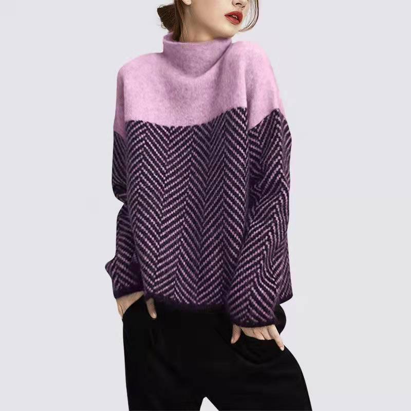 Pullover Loose Long Sleeve Sweater - laseze