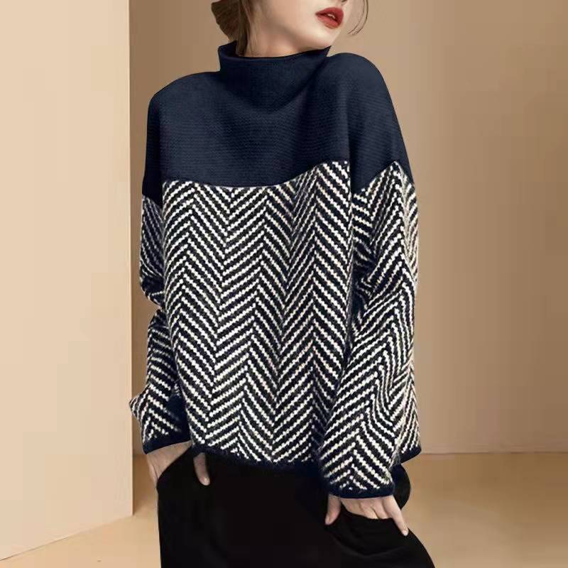 Pullover Loose Long Sleeve Sweater - laseze