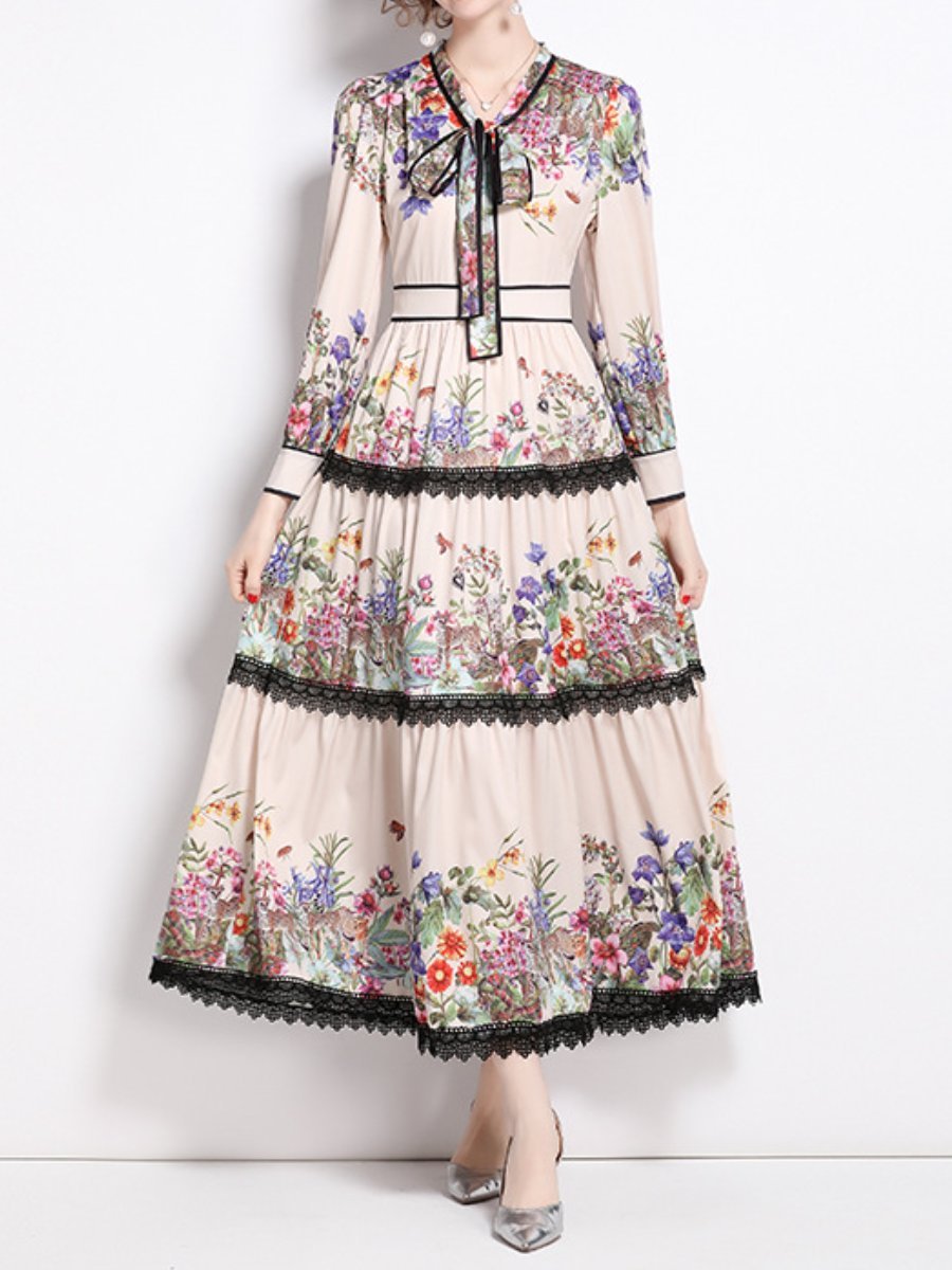 Romantic Floral Maxi Dress speciaic