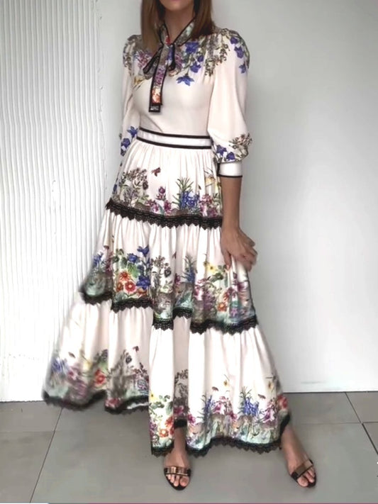 Romantic Floral Maxi Dress speciaic