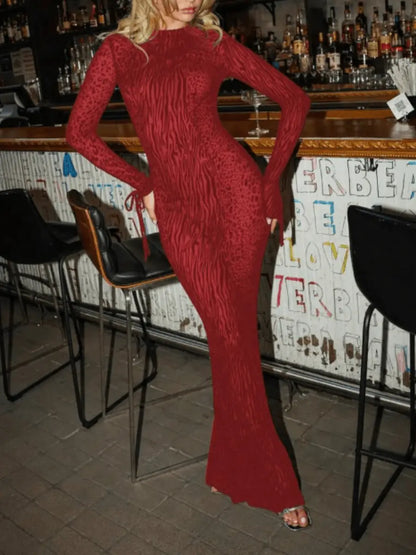 Sexy Perspective Leopard Print Dress - laseze