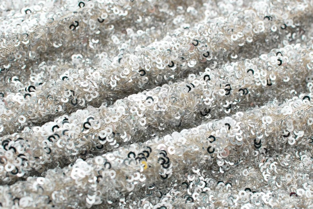 Silver Sequin Slim Dress - laseze