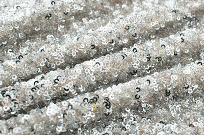 Silver Sequin Slim Dress - laseze