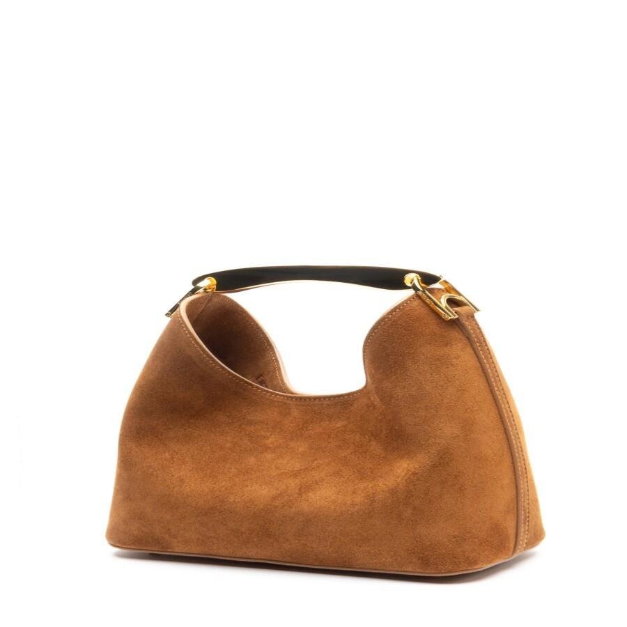 Small Suede Brownie Bag laseze