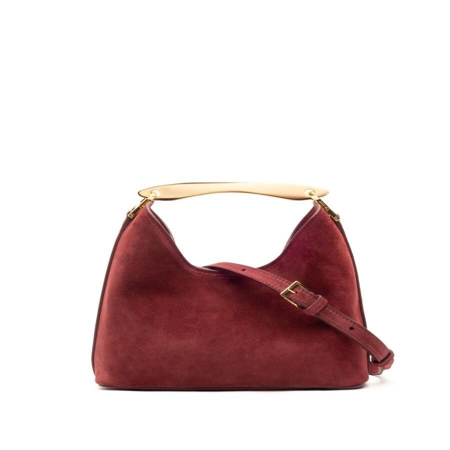 Small Suede Brownie Bag laseze
