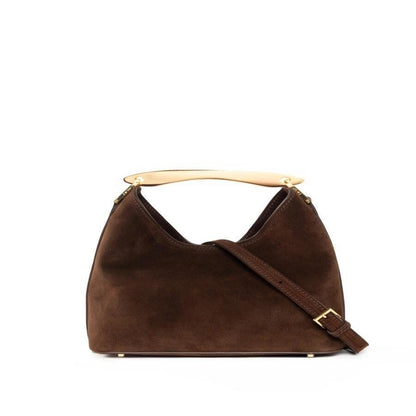 Small Suede Brownie Bag laseze