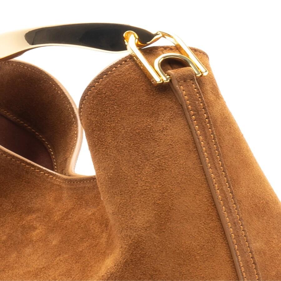 Small Suede Brownie Bag laseze