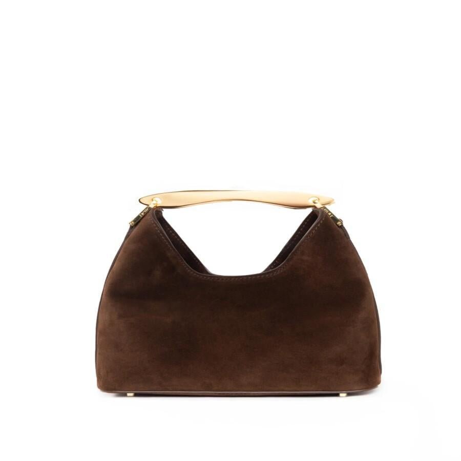 Small Suede Brownie Bag laseze