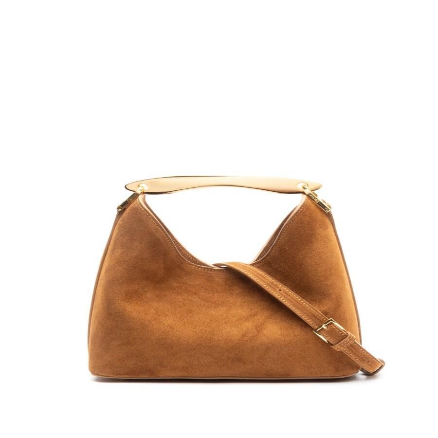 Small Suede Brownie Bag laseze