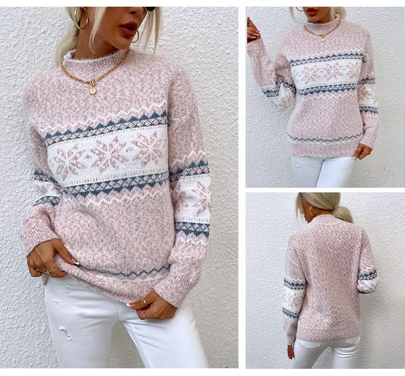 Snowflake Knit Sweater speciaic