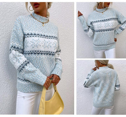 Snowflake Knit Sweater speciaic