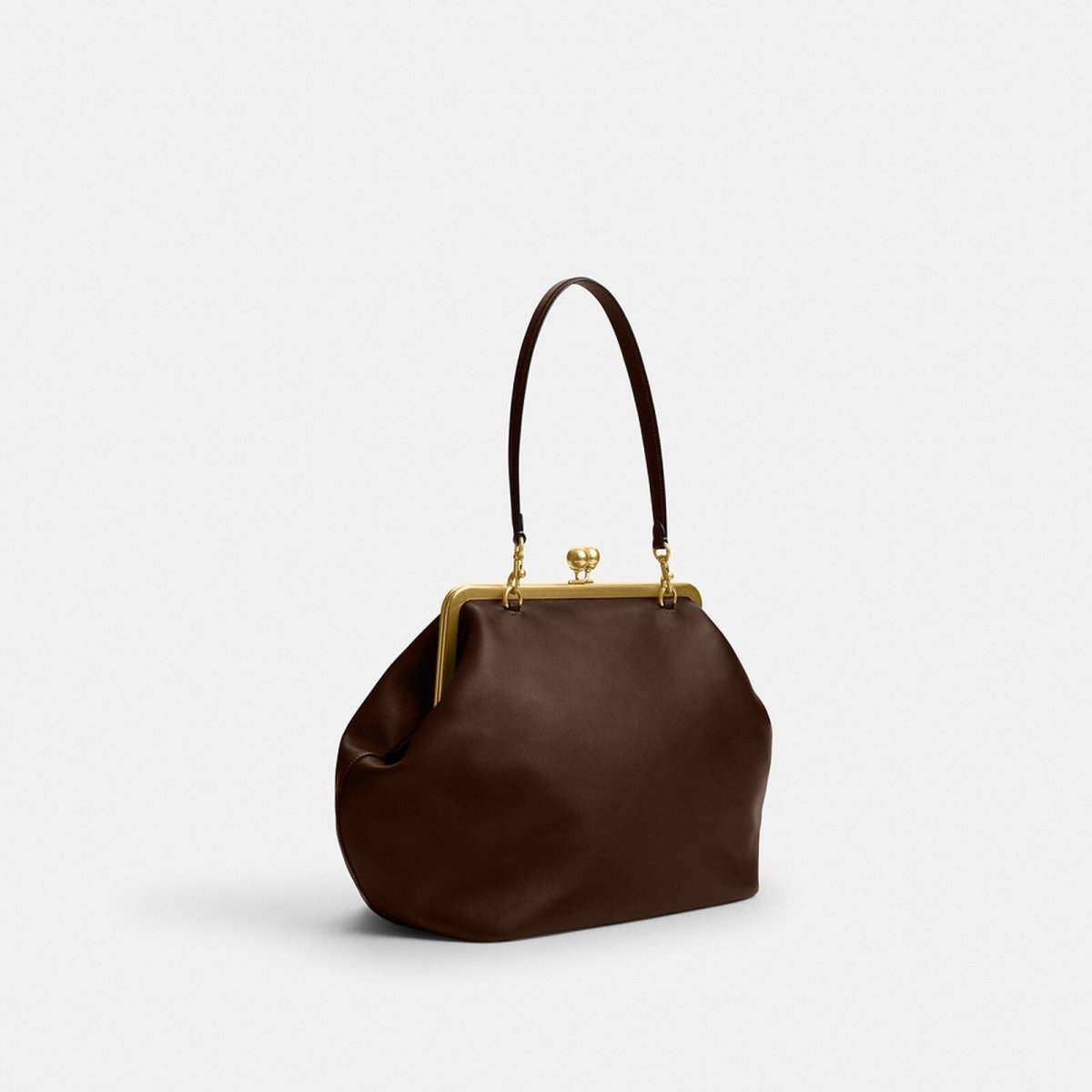 Soft And Comfortable Eco - friendly Kiss Lock Handbag - laseze