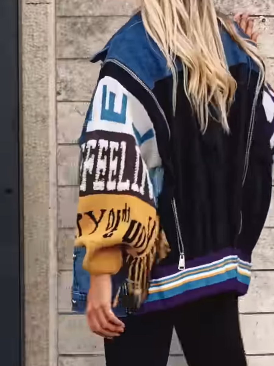 Stylish Stitched Denim Jacket - laseze