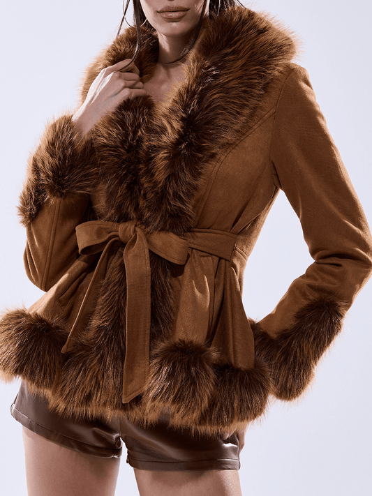 Suede Fur - Trim Coat - laseze