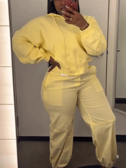 Sunny Yellow Oversized Hoodie - laseze