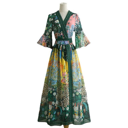 Vintage Chiffon Dress - laseze