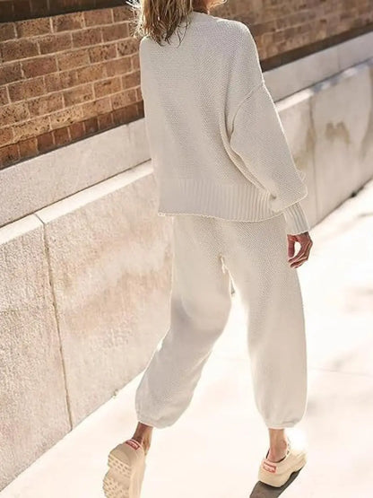 Waffles Knitted Cardigan Set mymodle