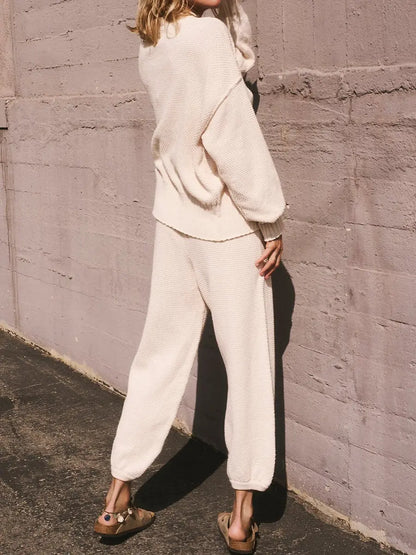 Waffles Knitted Cardigan Set mymodle