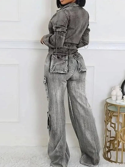 Washed Denim Tooling Set - laseze