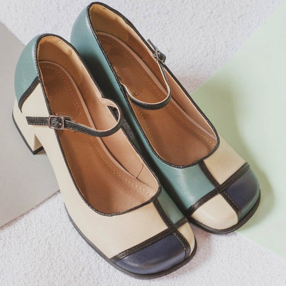 Women's Retro Color Comfortable Shoes - laseze